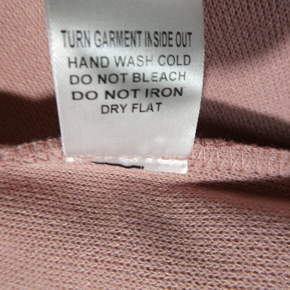 Haute Monde Faux Fur Coat Hooded Mauve HMJ20969 Women’s Size Large Plush Jacket - Picture 10 of 10